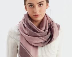 Wrap Square Checked Scarf