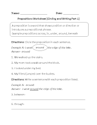 The flower in the vase is a peony. Englishlinx Com Prepositions Worksheets