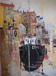 Mevagissey Mooring Boat Mooring Mevagissey Cornwall Painting By Surrey Artist Nagib Karsan Cranleigh Art Group Dorki Boat Art Art Collage Art Mixed Media