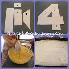 Template For 4 Shaped Cake 4th Birthday Cakes Cake Templates Number 4 Cake
