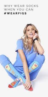 Figs 100 Awesome Compression Socks Are Hilarious And Bonus Keep Your Feet Comfy All Day And Night Long Figs Com Nurse Gifts Compression Socks Medical Outfit