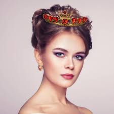 Accessoire Evjf Collier & Diadème Cœur Rouge Evie