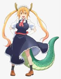 As kobayashi sets off for another day at work, she opens her apartment door only to be met by an unusually frightening sight—the head of a dragon, staring at her from across the balcony. Tohru Miss Kobayashi S Dragon Maid Tohru Transparent Png 908x1185 Free Download On Nicepng