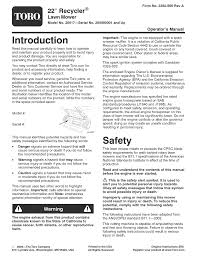 Check spelling or type a new query. Toro Recycler 20017 Operator S Manual Pdf Download Manualslib