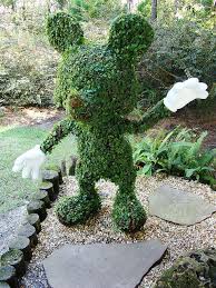 Mickey Mouse Topiary Topiary Topiary Garden Disney Garden