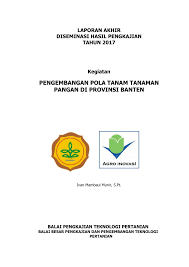 Format tersebut terdiri dari 7 kolom dan 3 anak kolom yang berisi nomor, mata pelajaran, hari/tanggal, kompetensi dasar, banyak soal, bentuk soal(pilihan. Pdf Pengembangan Pola Tanam Tanaman Pangan Di Provinsi Banten