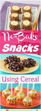 Fun And Easy No Bake Snack Recipes For Kids Easy Meals For Kids Kids Cooking Recipes Snacks