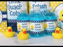 Rubber Duck Baby Shower Decorations Youtube