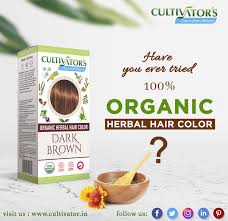 Dark Brown Organic Hair Color In 2020 Herbal Hair Colour Organic Hair Color Organic Hair