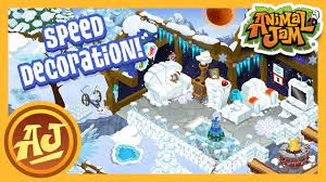 Good Animal Jam Christmas Houses Easy Small Den 2022 Play Wild Winter Small House Speed Decoration! | Animal Jam - Youtube