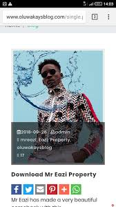 The song became popular among music fans due to its simple lyrics and the fact that mr eazi shifted very far away from. Download Mr Eazi Property Nairaland General Nigeria