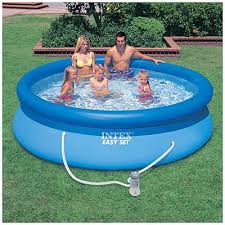 Intex 10 X 30 Easy Set Pool With Filter Pump At Big Lots Easy Set Pools Portable Swimming Pools Intex Swimming Pool