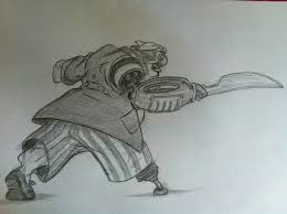 I love those two c: John Silver Treasure Planet By Emisnowake On Deviantart