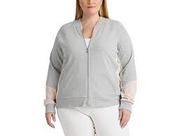 Lauren Ralph Lauren Plus Size French Terry Cotton Jacket 6pm Our latest range from polo ralph lauren adopts trending styles in men's clothing. lauren ralph lauren plus size french terry cotton jacket