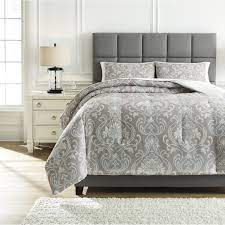 10% coupon applied at checkout save 10% with coupon. Signature Design By Ashley Bedding Sets King Noel Gray Tan Comforter Set Lindy S Furniture Company Bedding Sets