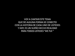 May 10, 2020 · bye me fui lyrics: Reymar Perdomo Me Fui Con Letra Youtube
