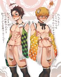 Post 4336580: arurun1231 Demon_Slayer:_Kimetsu_no_Yaiba Tanjiro_Kamado  Zenitsu_Agatsuma