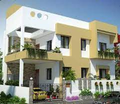 Modern bungalow exterior by, ar.sagar morkhade (vdraw architecture) +91 8793196382. Confused About Painting Your Sweet Villa No Need To Worry At All We Have Listed B Exterior Paint Colors For House House Paint Exterior Exterior House Colors