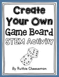 Stem Create Your Own Board Game By Cheezy Solutions To Lesson Planning