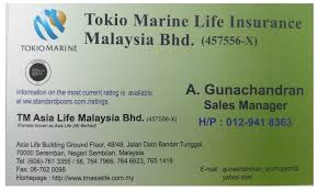 Insurance companies branches and atms finder: Tokio Marine Gunachandran Indian My