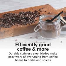 Need a manual for your hamilton beach 80365 custom grind coffee grinder? Hamilton Beach Custom Grind Coffee Grinder Removable Stainless Steel Chamber 80393