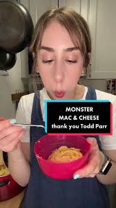 Mac and cheese with eyeballs?! 👀 I made Todd Parr’s mac & cheese in my  itty bitty NYC kitchen, and it’s delicious. #TheMonsterMacAndCheeseParty  #macaroniandcheese #lbyr #toddparr #kidsbooktok ...