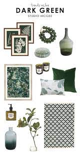 Trend For 2017 Dark Green Green Home Decor Green Decor Home Decor Accessories
