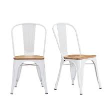 Maybe you would like to learn more about one of these? Stylewell Finwick White Metal Dining Chair With Wood Seat Set Of 2 17 72 In W X 32 68 In H Cw801 18 Wht The Home Depot