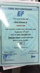 Try a set of sample questions for the toefl itp ® test level 1 or level 2 by clicking on the links below. Jasa Pengurusan Sertifikat Toefl Ielts Online Bergaransi Asli Resmi Original Pengikut Belajar Guru