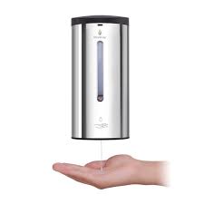 Wisewater Automatic Soap Dispenser Wall Mounted Stainless Steel Infrared Motion Sensor Touchless Soap Dispenser Wall Automatic Soap Dispenser Soap Dispenser