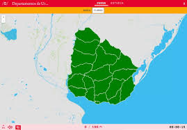 Mapa Para Jugar Donde Esta Departamentos De Uruguay Mapas Interactivos De Didactalia
