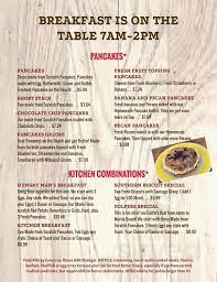 American restaurant in north myrtle beach, south carolina. The Kitchen Table Restaurant Menu In North Myrtle Beach South Carolina Usa