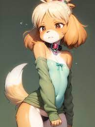 AI-Generated Furry In Tight Clothing