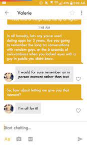 Both cisgender and nonbinary people who want to go not everyone's ready to enter into a package deal, and that can be heartbreaking to navigate. This Conversation Between Two People On A Dating App Is Why We Need Old School Romance Back