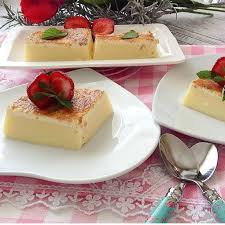 merhaba arkadaslar bugun harika bir tatli yaptim sut seker yumurta ile tahminleri alayim kaymacina uskup tatlisi malzemeler desserts food cheesecake