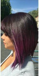 Black And Purple Ombre Hair Short Pin By Beth Hall On Hair Hair Styles Purple Hair Balayage Hair