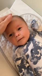 3 months in the blink of an eye. 🥺🩵#babyboy #timeisathief #boymom #newmom  #love