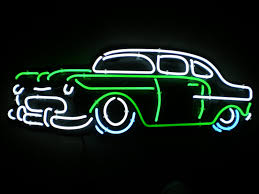 Custom Auto Car Neon Sign Real Neon Light Z1385 Cool Neon Signs Neon Neon Signs
