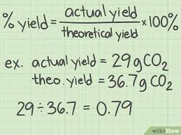 How To Calculate Percent Yield In Chemistry 15 Steps