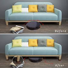 People with limited mobility who have difficulty standing from a bed, sofa or chair will find these furniture risers helpful. Ezprotekt 4 Pack Furniture Risers Solid Steel Bed Riser Sofa Lift Adds 1 2 Height To Heavy Furniture Or Beds Self Adhesive Furniture Chair Table Riser Heavy Duty Supports 20 000 Lbs Square Brown Pricepulse