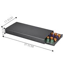 Nespresso capsule dispenser, best coffee machine with pods, explore coffee pod holders for counters, explore coffee pods for nespressos, explore espresso storage drawer holders for capsules, explore coffee capsules for nespressos Home Garden 40 Pod Nespresso Coffee Machine Stand Capsule Storage Holder Drawer Dispenser Kitchen Storage Organization