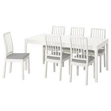 Get the best deals on white dining room tables. Dining Table And 6 Chairs 6 Seater Dining Table Chairs Ikea