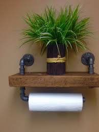 Paper Towel Holder Rustic Look Recliamed By Thevillagecrafts Rustic Paper Towel Holders Paper Towel Holder Farmhouse Paper Towel Holders