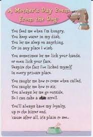 Mother S Day Dog Mothers Day Poems Dog Mothers Day Fathers Day Poems