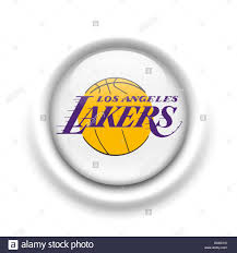 Logo los angeles lakers in.eps file format size: Los Angeles Lakers Logo Flagge Symbol Emblem Stockfotografie Alamy