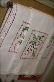 A good way to find the center and axis on your template is to fold it into fourths, then to use the creases as your guides. 160 Vintage Embroidered Dish Towels Ideas Dish Towels Embroidered Embroidery
