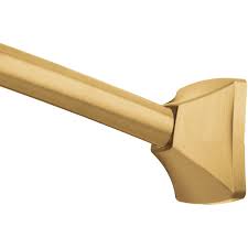 Product title moen curved shower rods brushed gold adjustable curved shower rod average rating: Moen Csr2164bg 72 Curved Shower Rod Build Com