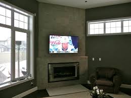 challenging fireplace and kitchen tv