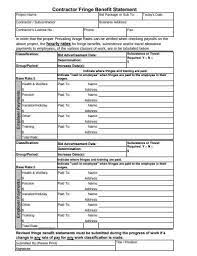 Benefit statement shall mean a written statement showing in a clear and understandable presentation all payments and benefits and the amounts and methods of calculation thereof owe. Fringe Benefits Examples