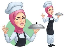 Di bawah ini penulis akan memberikan banyak sekali contoh gambar lucu kartun muslimah yang bisa kalian jadikan wallpaper smartphonemu. 12 041 Female Chef Stock Vector Illustration And Royalty Free Female Chef Clipart